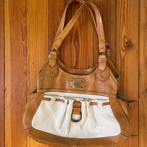 Cole Haan Leather Hobo Tote Shoulder Bag